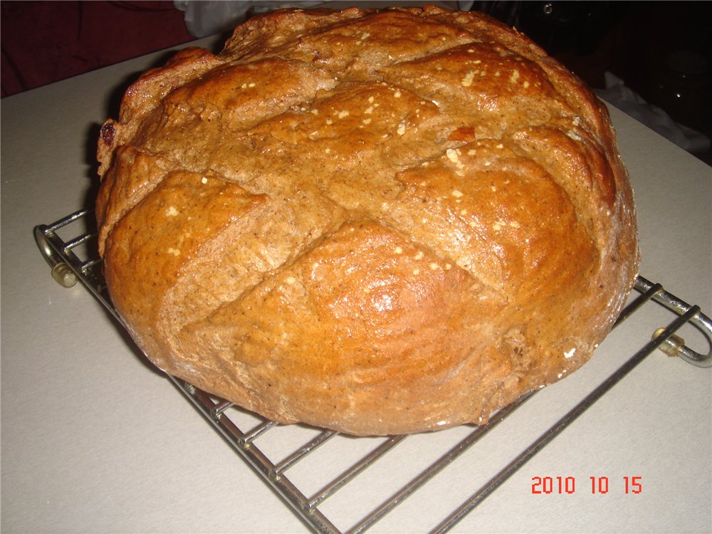 Pane di segale e grano Airy black (macchina per il pane)