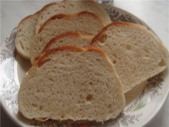 Mustard sieve bread according to GOST in the oven