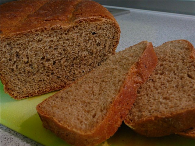 Uformować chleb drożdżowy na zakwasie