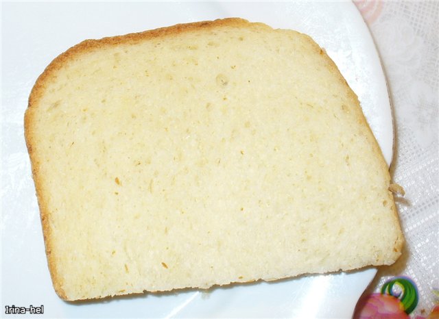 Cheese bread with dough (bread maker)