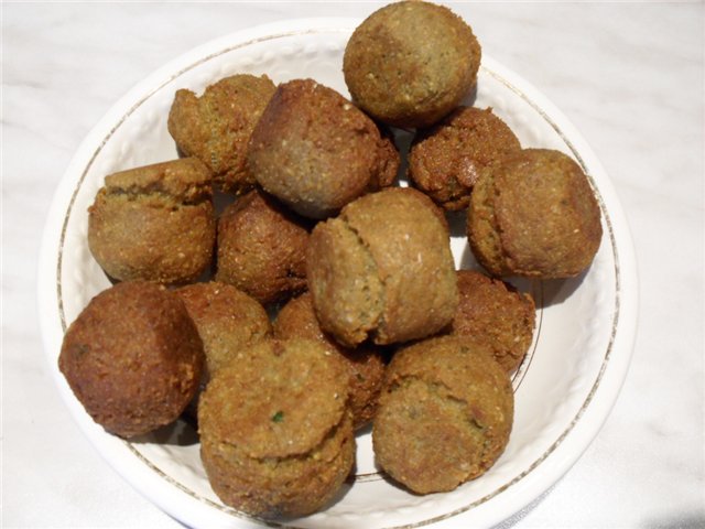 Falafel - chickpea balls