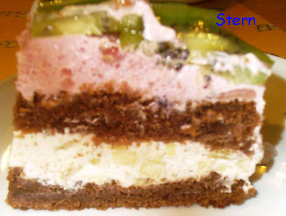 Ciasto czekoladowo-galaretkowo-owocowe