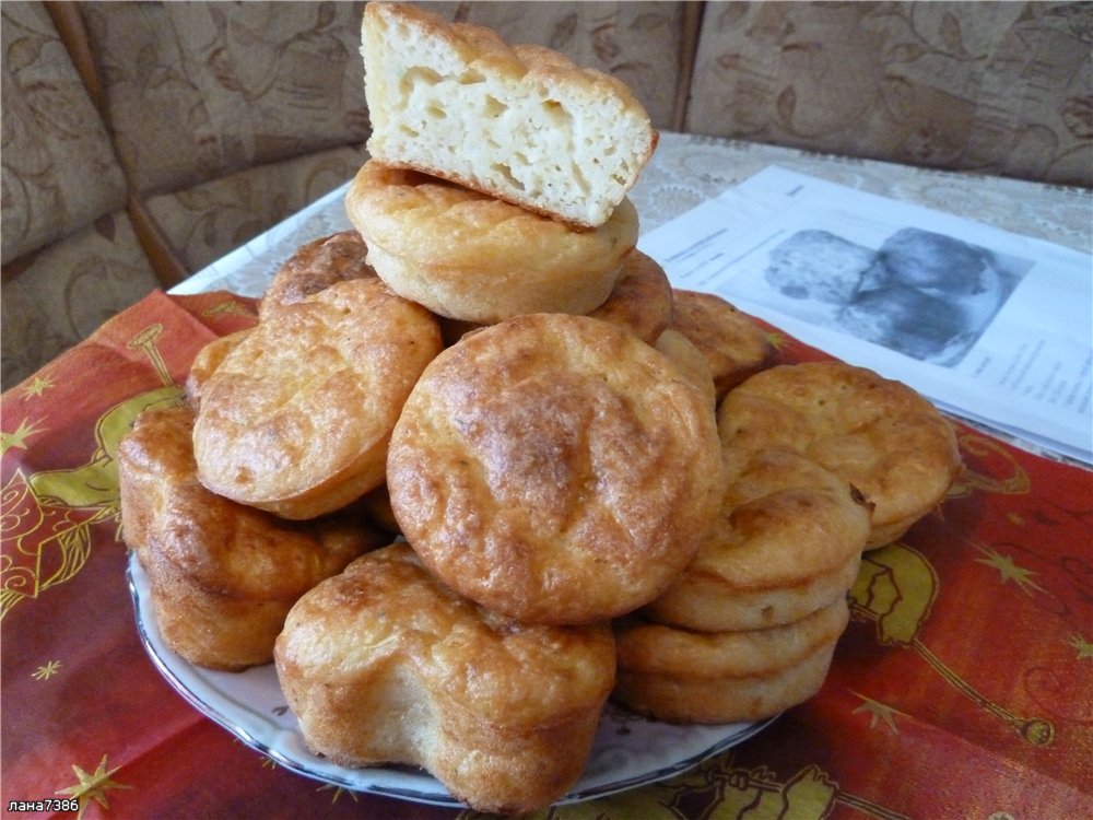 Muffins de calabaza y requesón