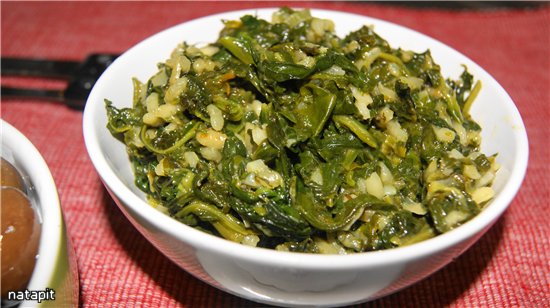 Greek teftedes and spinach or how delicious to raise hemoglobin