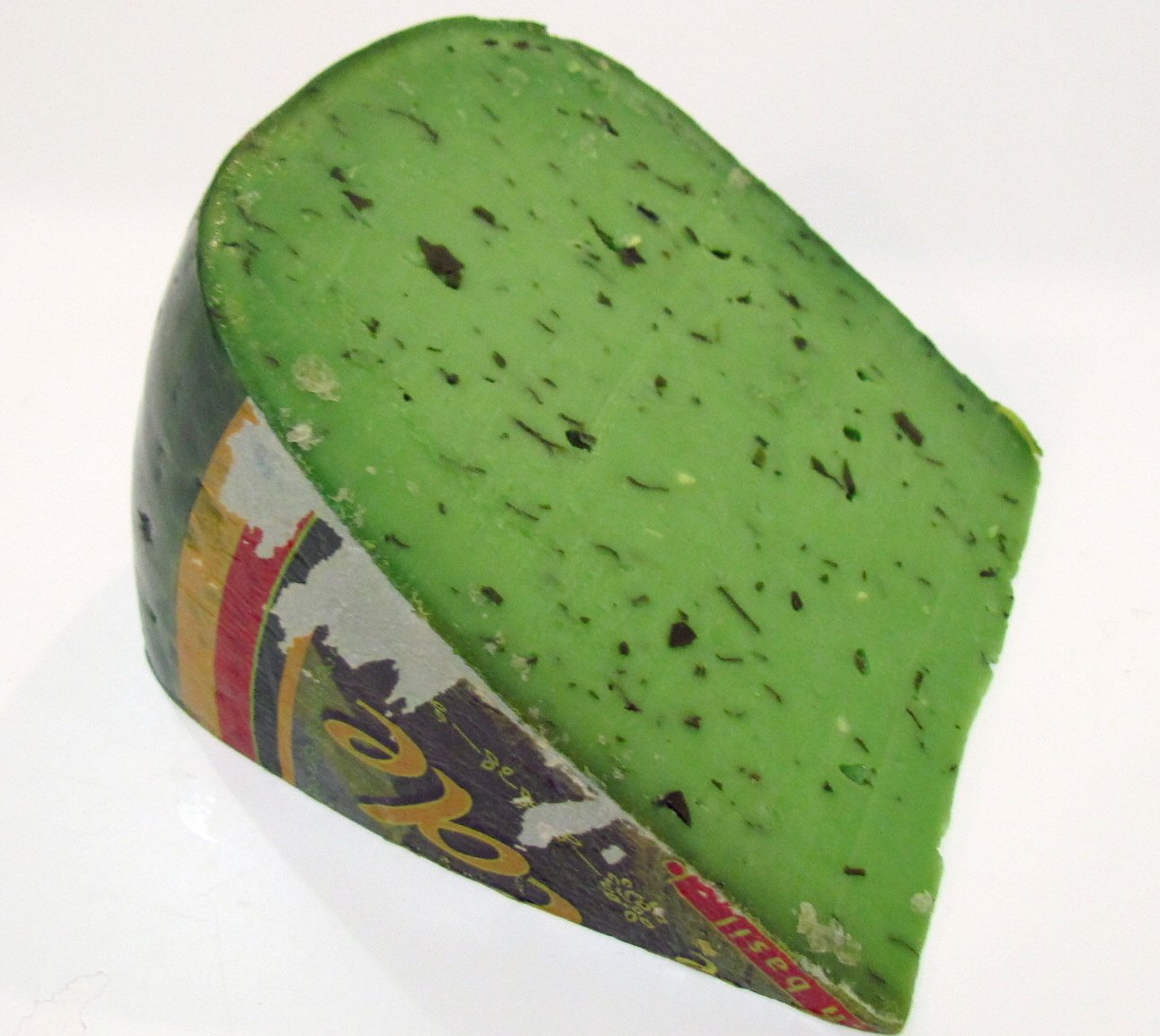 Choinka wykonana z zielonego sera