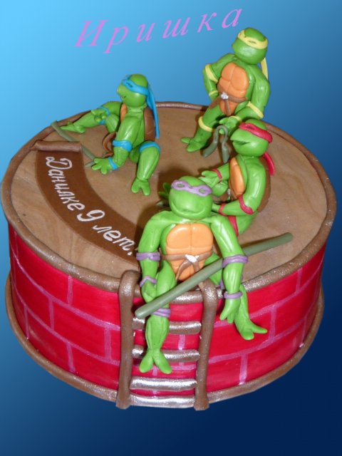 Tizenéves mutáns ninja teknős torták