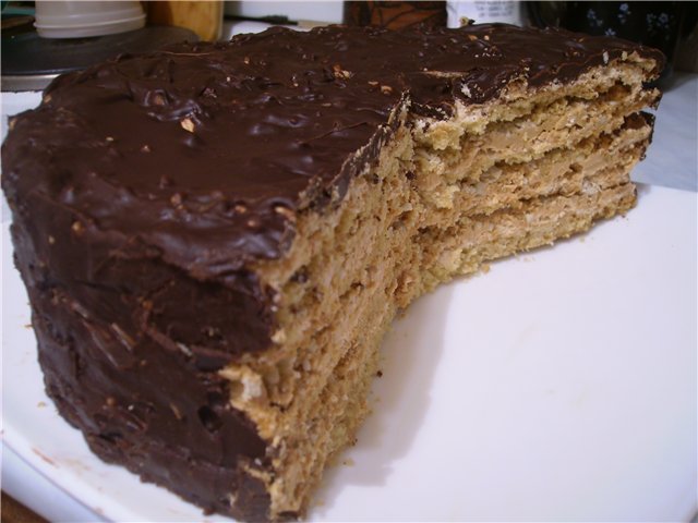 Air Snickers Cake