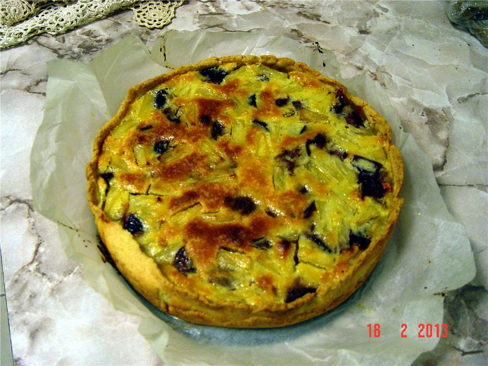 Francuskie ciasto owocowe