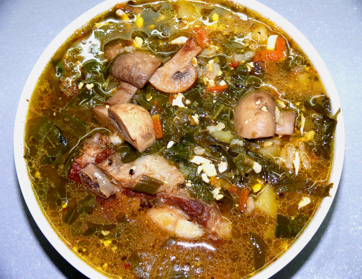 Yesil Shorba (grønn suppe)