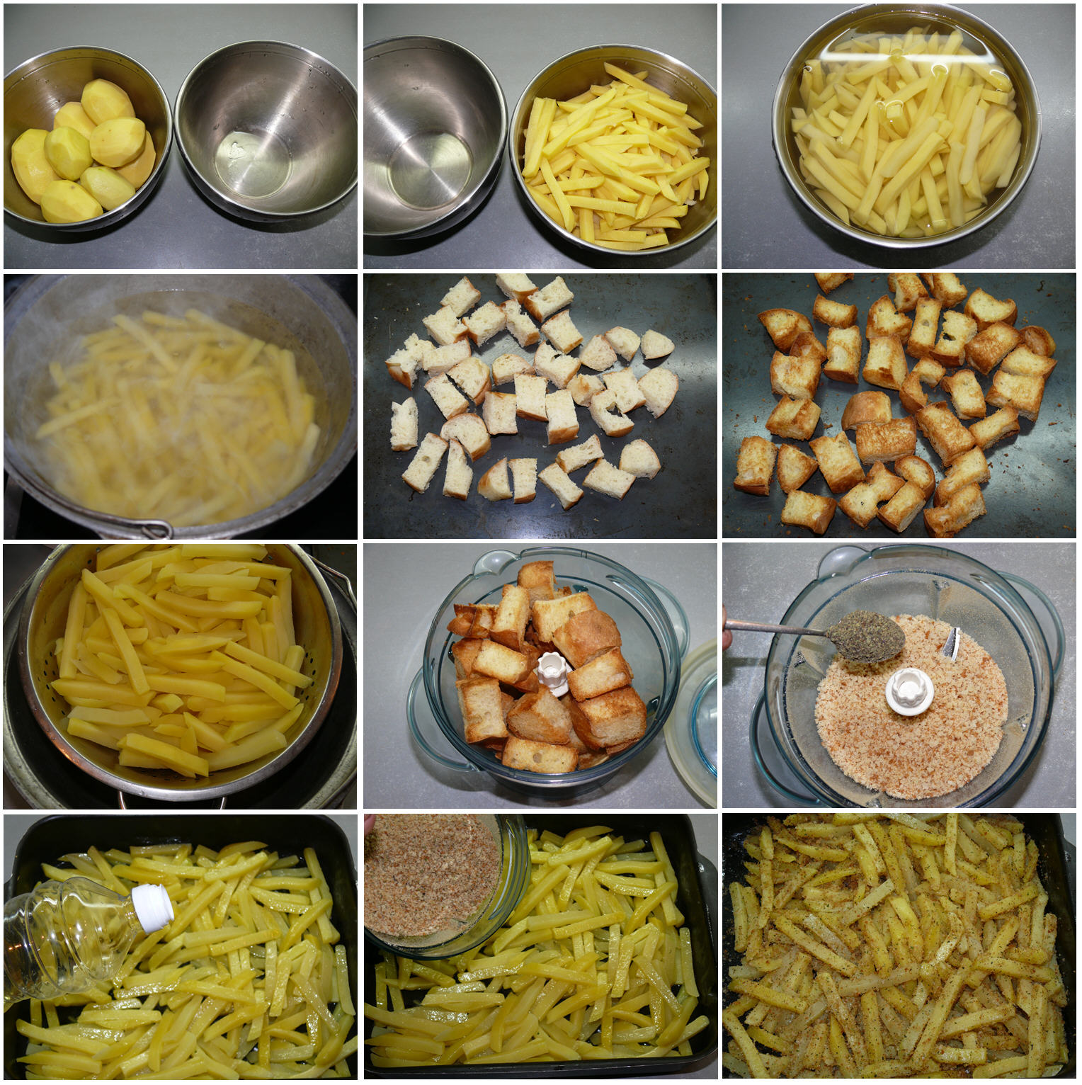 Berenge klump (poteter i brødsmuler)