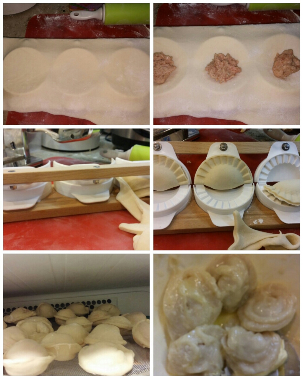 Dumplings en dumplingsvorm