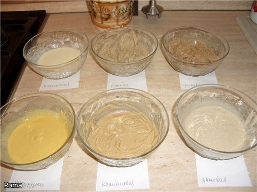 Assorbimento di liquido da vari tipi di farina, cereali, fiocchi
