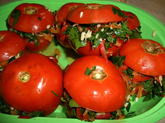 Tomates Romanov, fermentados