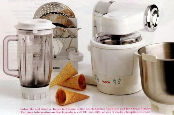 Máquina de helados Bosch MUZ4EB1 (accesorio para la cosechadora)