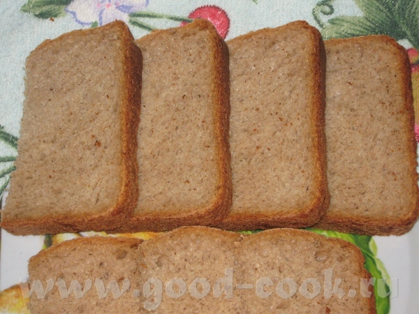 Wheat-rye-buckwheat bread