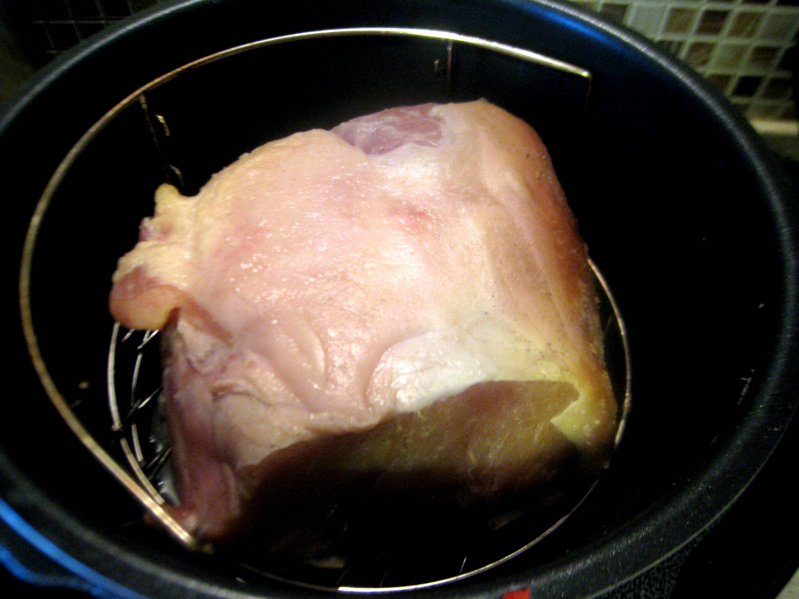 Cerdo al horno noruego navideño