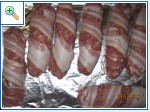 النقانق البلغارية في لحم الخنزير المقدد