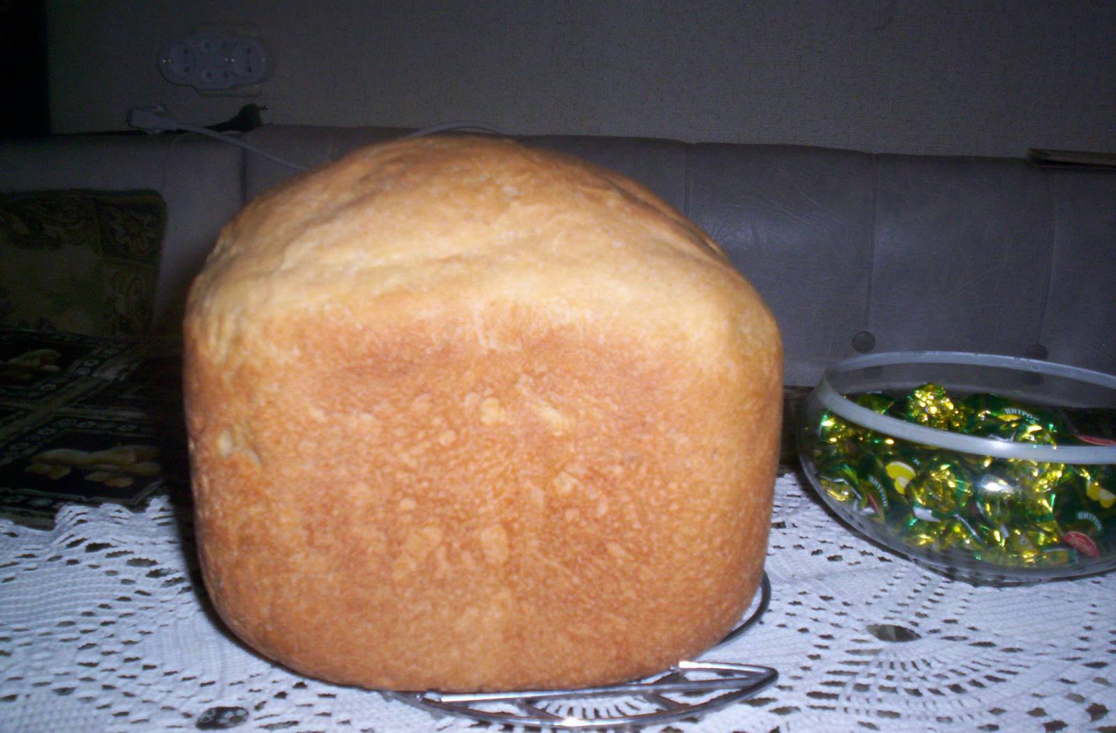 Pan de trigo con masa madre de cebolla