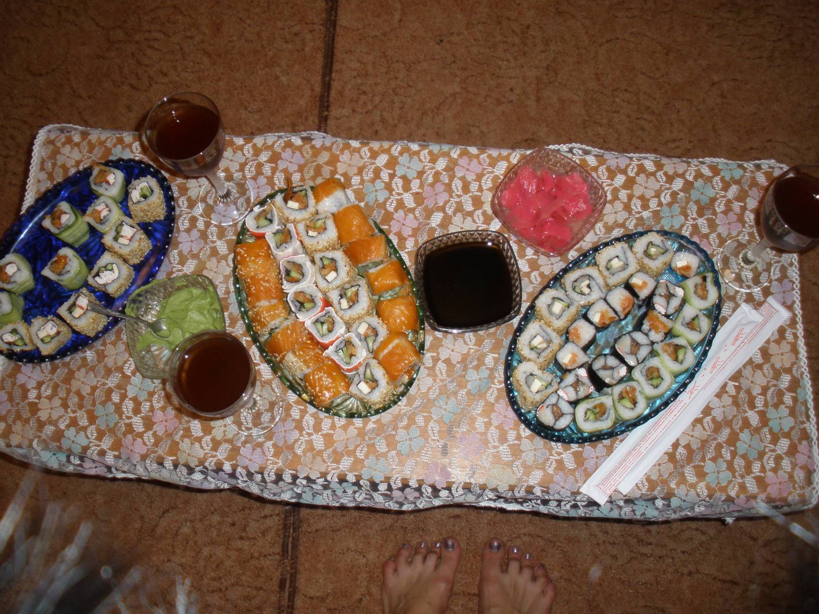 Sushi casero