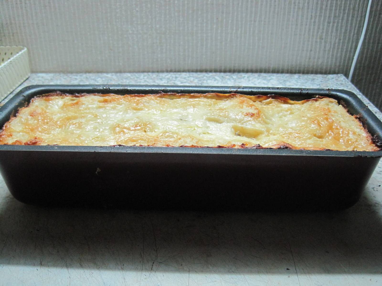 Növényi lasagna (lustával)