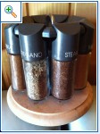 Jars for spices and bulk products, dispensers