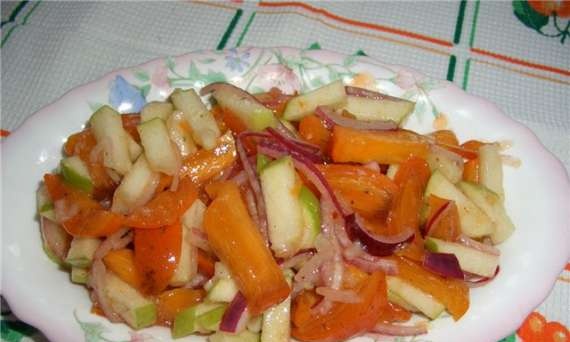 Ensalada de caqui