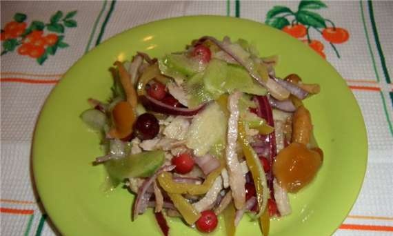 Ensalada de rábano verde