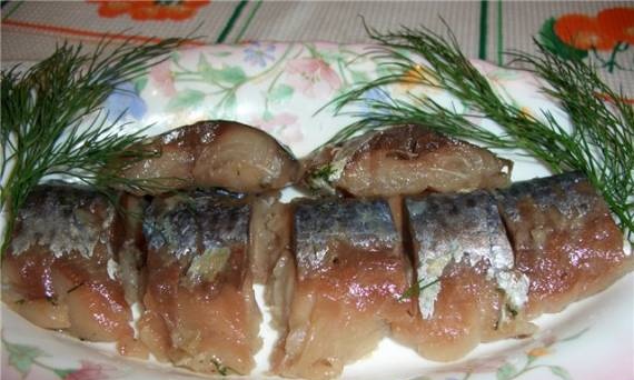 Inasnan na mackerel (inasnan sa bahay)