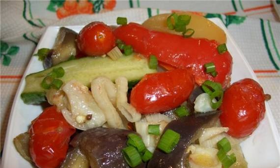 Verduras en escabeche rápido