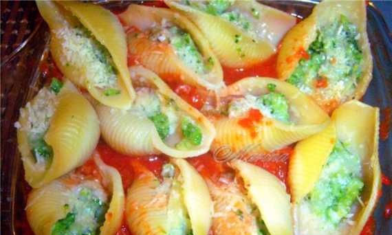 Conchiglioni amb bròquil