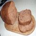 Chocolate bread with walnuts in a bread maker