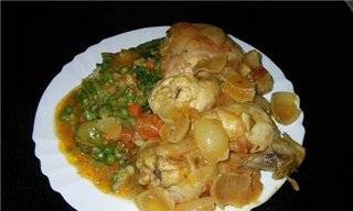 Pollo en salsa