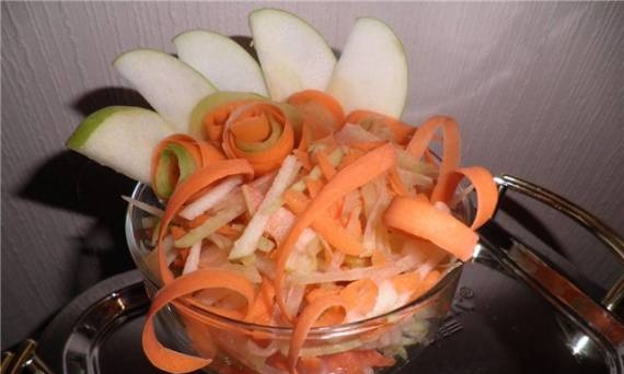 Winter vitamin salad