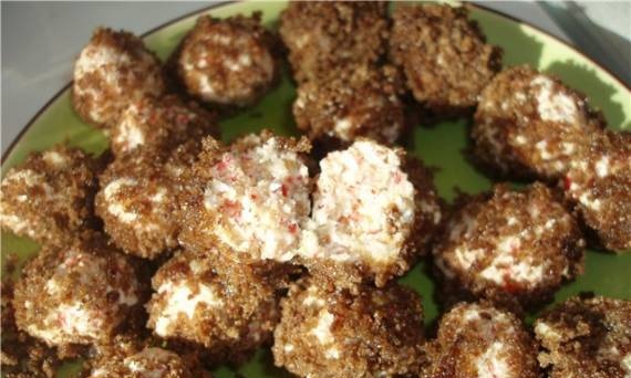 Crab balls (microwave)