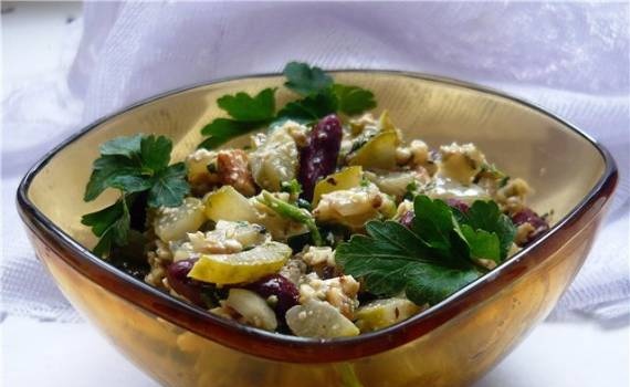 Canned Beans Salad.