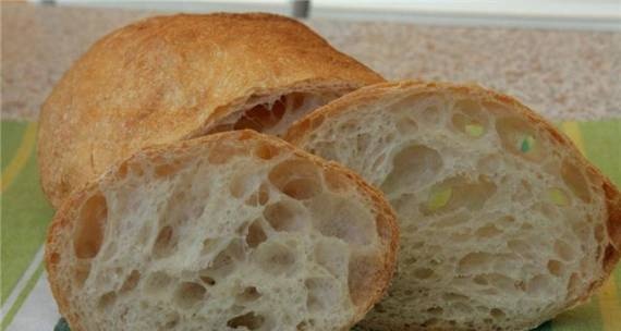 Ciabatta, Peter Reinhart (puliszkán)