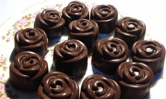 Caramelos de chocolate Champagne