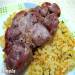 Couscous na may baboy para sa CUCKOO 1054