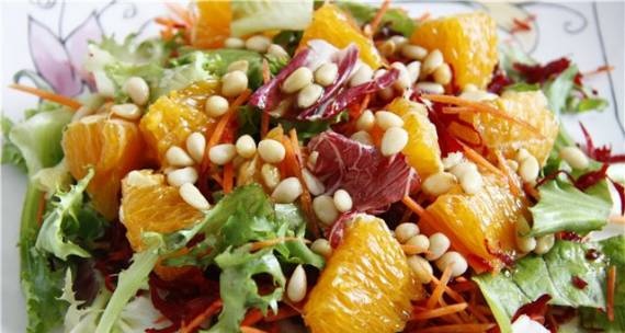 Ensalada de zanahoria y naranja