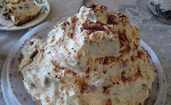 Tarta de pancho con chocolate