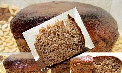 Pane di segale di grano tenero con kvas lievitato a secco