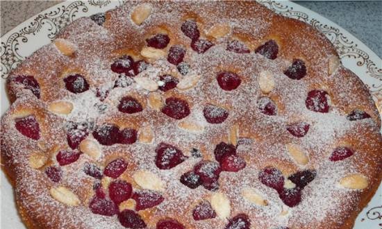 Pastel de requesón con nueces