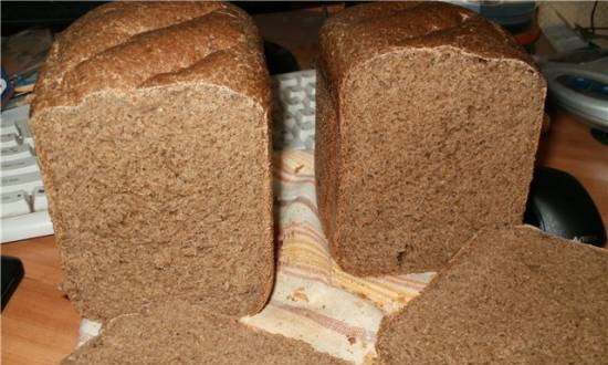 Pan de centeno de masa madre