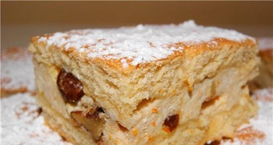 Torta rumena con ricotta