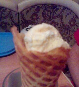 Helado simple