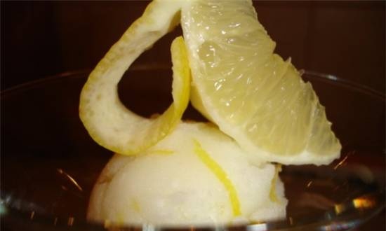 Sorbetto al limone