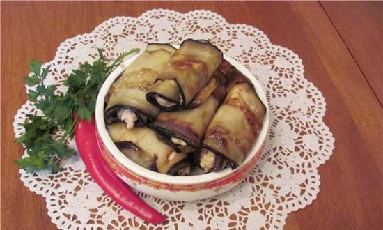 Eggplant rolls