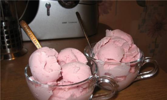 helado de fresa