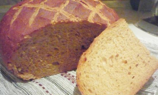 Pane di segale con farina integrale (forno)