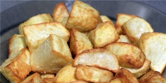 Potatoes in an air fryer